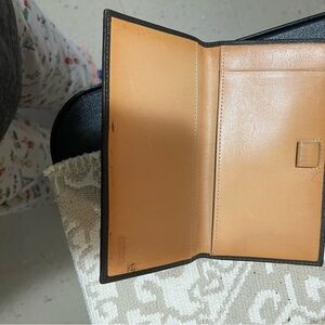 Coach Black and Cream Bi-Fold Wallet
